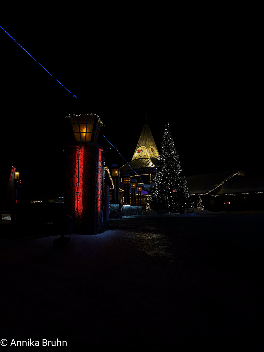 Der Polarkreis bei Nacht